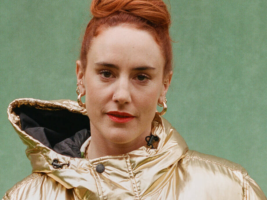 Lotte Rice looks at camera